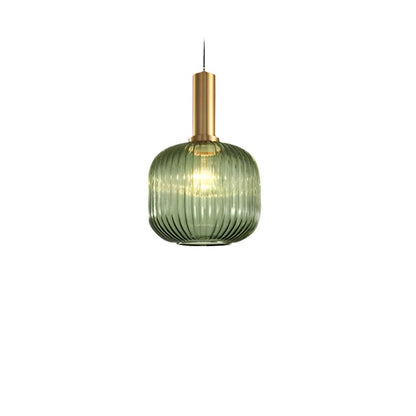 Glimmera | Pendelleuchte – Buntes Glas mit Retro-Charme für Esszimmer und Wohnzimmer 18