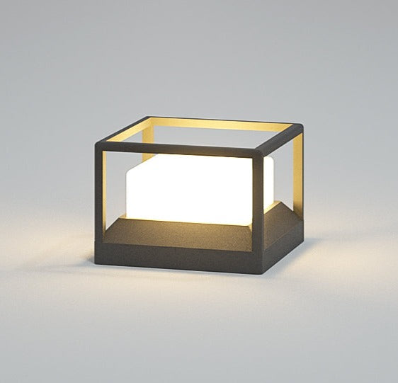 Solar Wandleuchte Schwarz mit IP65 Schutz – Edelstahl und Aluminium, 20 cm Durchmesser-1