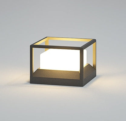 Solar Wandleuchte Schwarz mit IP65 Schutz – Edelstahl und Aluminium, 20 cm Durchmesser-1