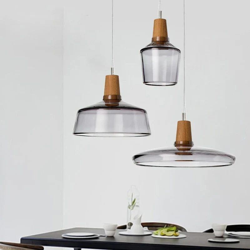 Aurora Eleganz - Moderne Nordic Glas-Hängeleuchte für Wohnräume