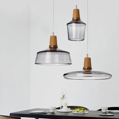 Aurora Eleganz - Moderne Nordic Glas-Hängeleuchte für Wohnräume
