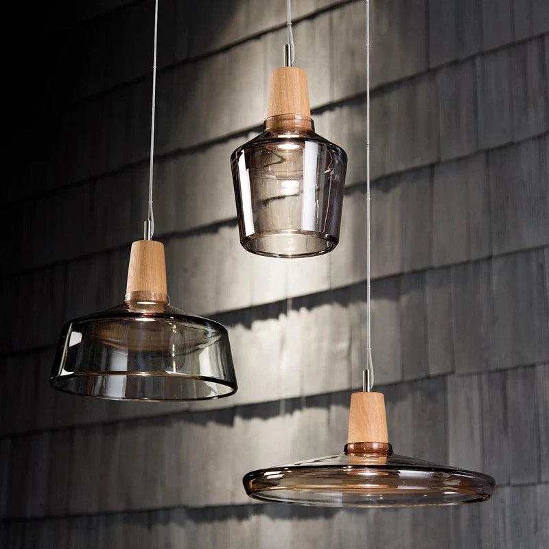Aurora Eleganz - Moderne Nordic Glas-Hängeleuchte für Wohnräume