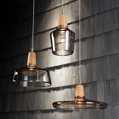 Aurora Eleganz - Moderne Nordic Glas-Hängeleuchte für Wohnräume