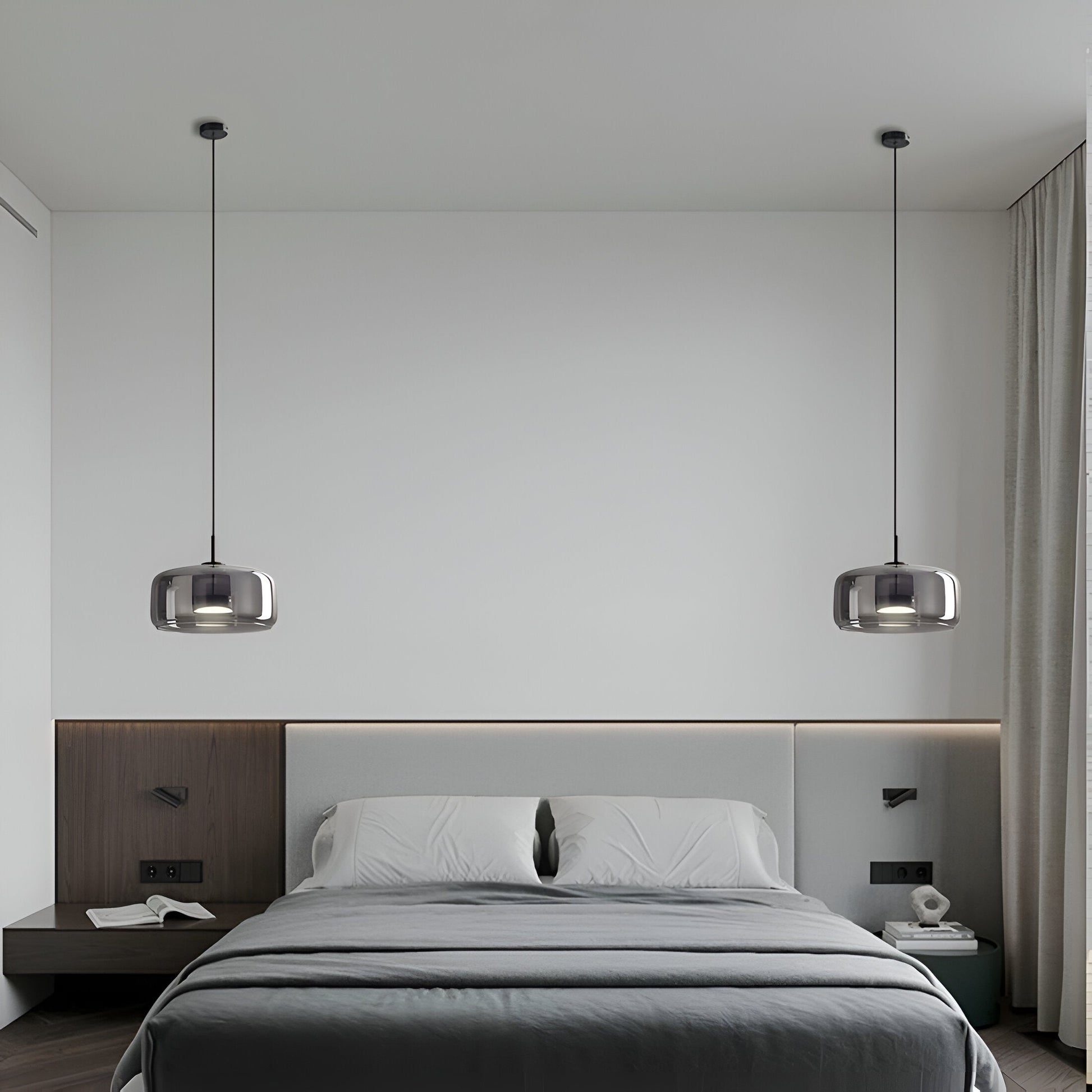 Hailora | Pendelleuchte – Handgefertigtes Rauchglas für Esszimmer und modernes Ambiente 8
