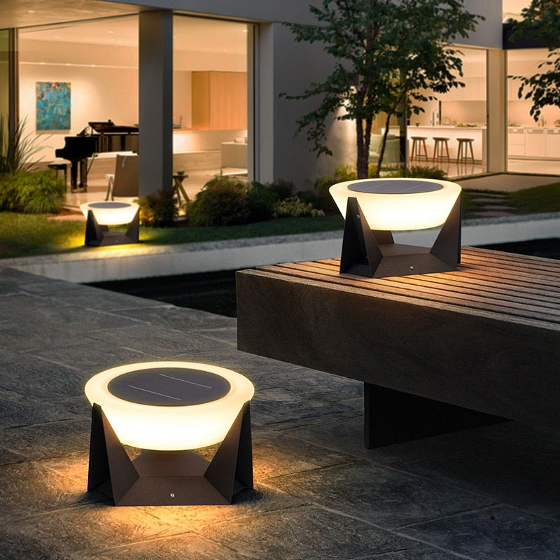 Solarlampe Embera LXL RONDE – Edelstahl, IP65 Wetterfest, Warm- und Kaltlicht-6
