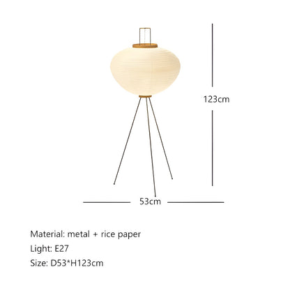 ZenGlow | Handgefertigte Stehleuchte aus Reispapier – Minimalistisches Design, warmes Ambientelicht, ideal für Wohnzimmer & Schlafzimmer