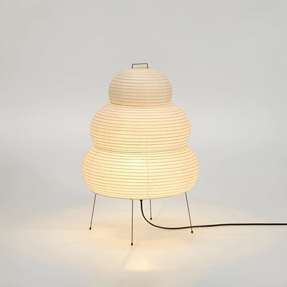 Elegante Stehleuchte im Naturdesign – Reispapier für eine harmonische Atmosphäre