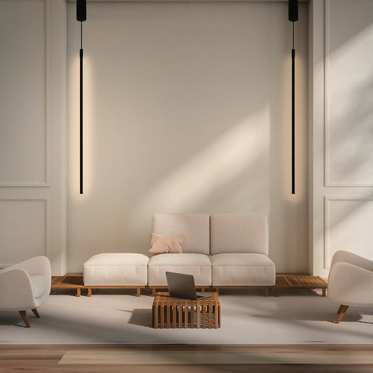 LunaGlow | Minimal-Design LED-Deckenlampe – Fernbedienung, Nachtlicht-Modus
