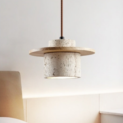 StoneCascade | Hängelampe - Eleganz in natürlichem Design