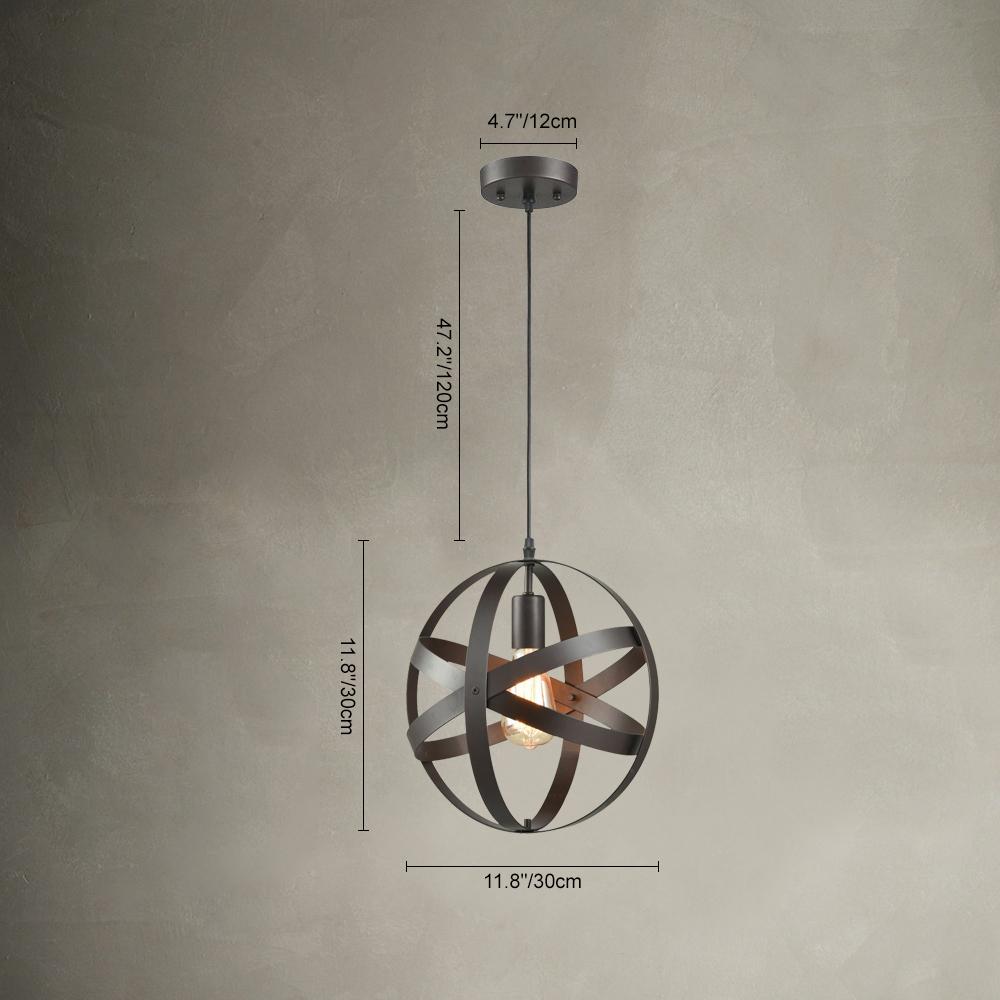 InduGlobe | Industrielle Globus-Pendelleuchte Ceiling lights