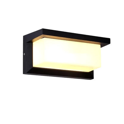 HimmelSchimmer Suny | Moderne LED-Außenwandleuchte aus Aluminium & Acryl – wetterfest, energieeffizient & optional mit Bewegungssensor für Garten und Terrasse