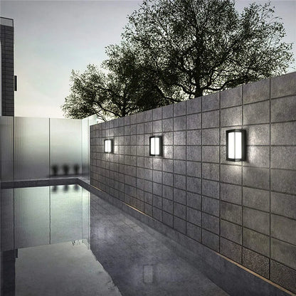 HimmelSchimmer Suny | Moderne LED-Außenwandleuchte aus Aluminium & Acryl – wetterfest, energieeffizient & optional mit Bewegungssensor für Garten und Terrasse