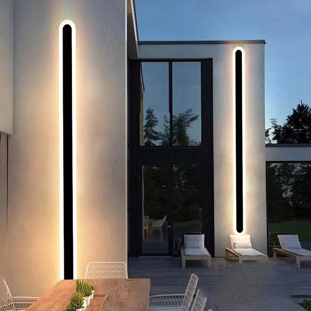 SlimRay | Dimmbarer LED-Wandstrahler IP65 aus Aluminium – Minimalistische Außen- & Innenwandleuchte in Schwarz für Terrasse, Flur & Wohnzimmer2