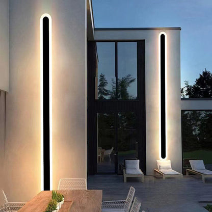 SlimRay | Dimmbarer LED-Wandstrahler IP65 aus Aluminium – Minimalistische Außen- & Innenwandleuchte in Schwarz für Terrasse, Flur & Wohnzimmer2
