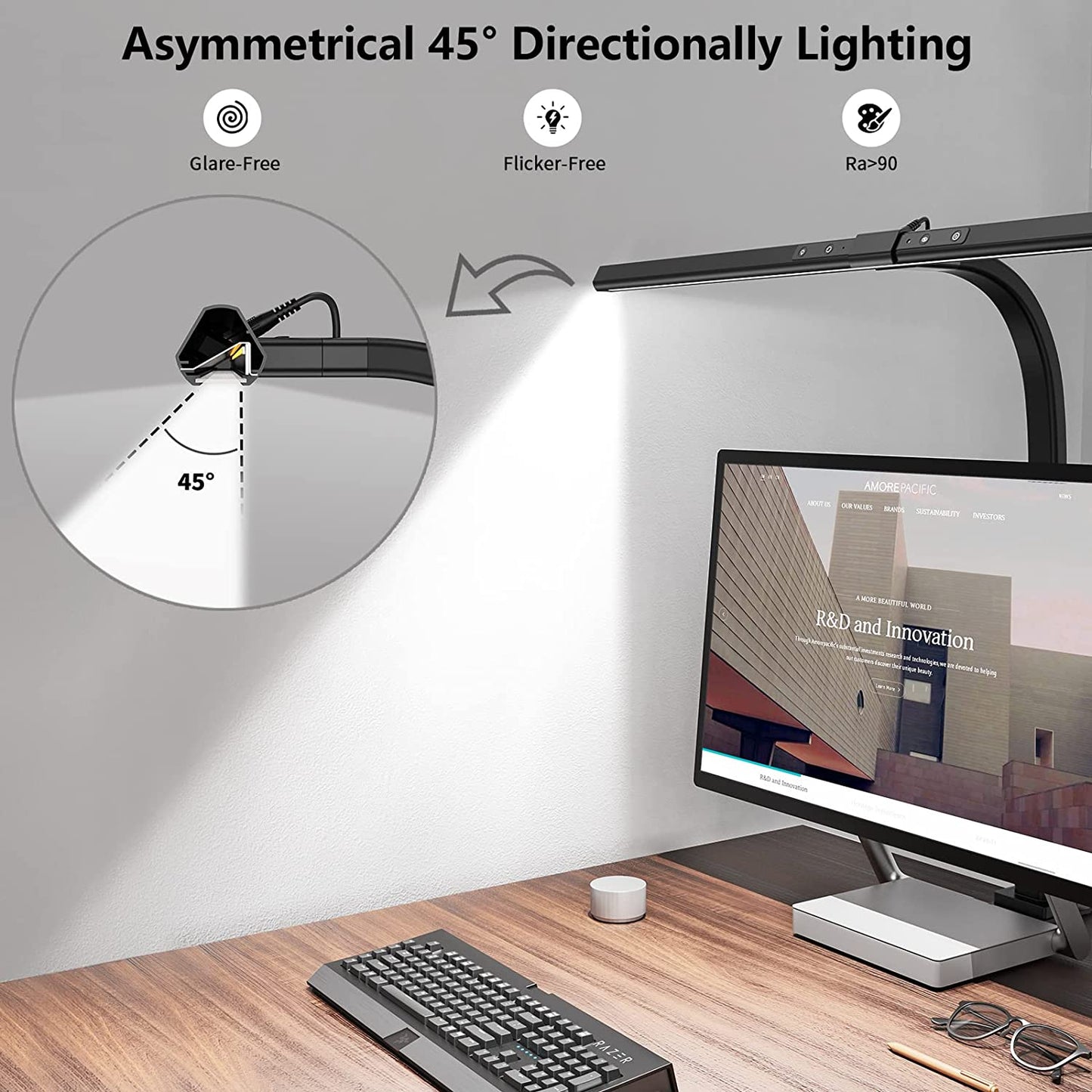 Architektenklemme Schreibtischlampe – Modernes LED-Licht für die Effizienz im Home Office