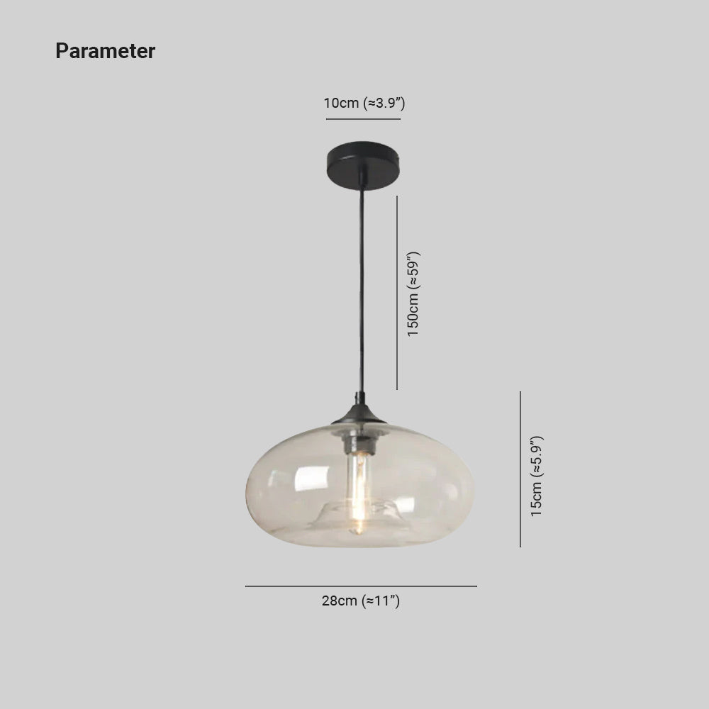 Moderne LED-Pendelleuchte aus Glas – Farbvielfalt für Ess- und Wohnzimmer