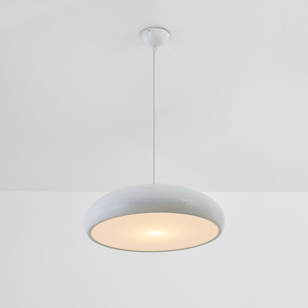 LichtFlair | Moderne LED Pendelleuchte Schwarz/Weinrot/Orange/Weiß - Metall Wohn/Schlafzimmer