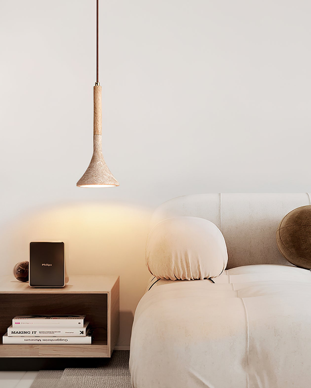 TravertLicht Pendelleuchte | Natürliche Eleganz in modernem Design