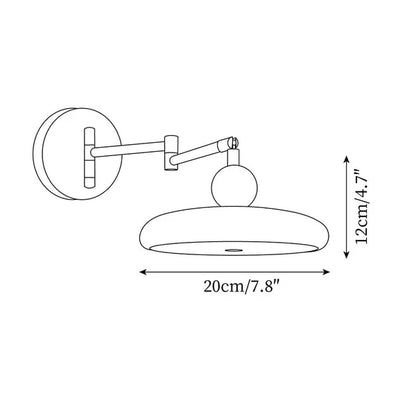 Lola | Schwenkarm Wandlampe - Eleganz für Ihr Zuhause