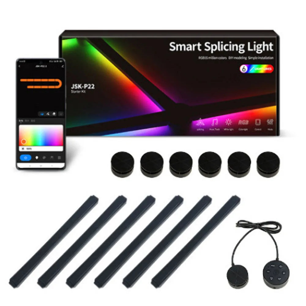 Lucano | LED Wandleuchte Innen – RGB-Farben mit Sprachsteuerung 1