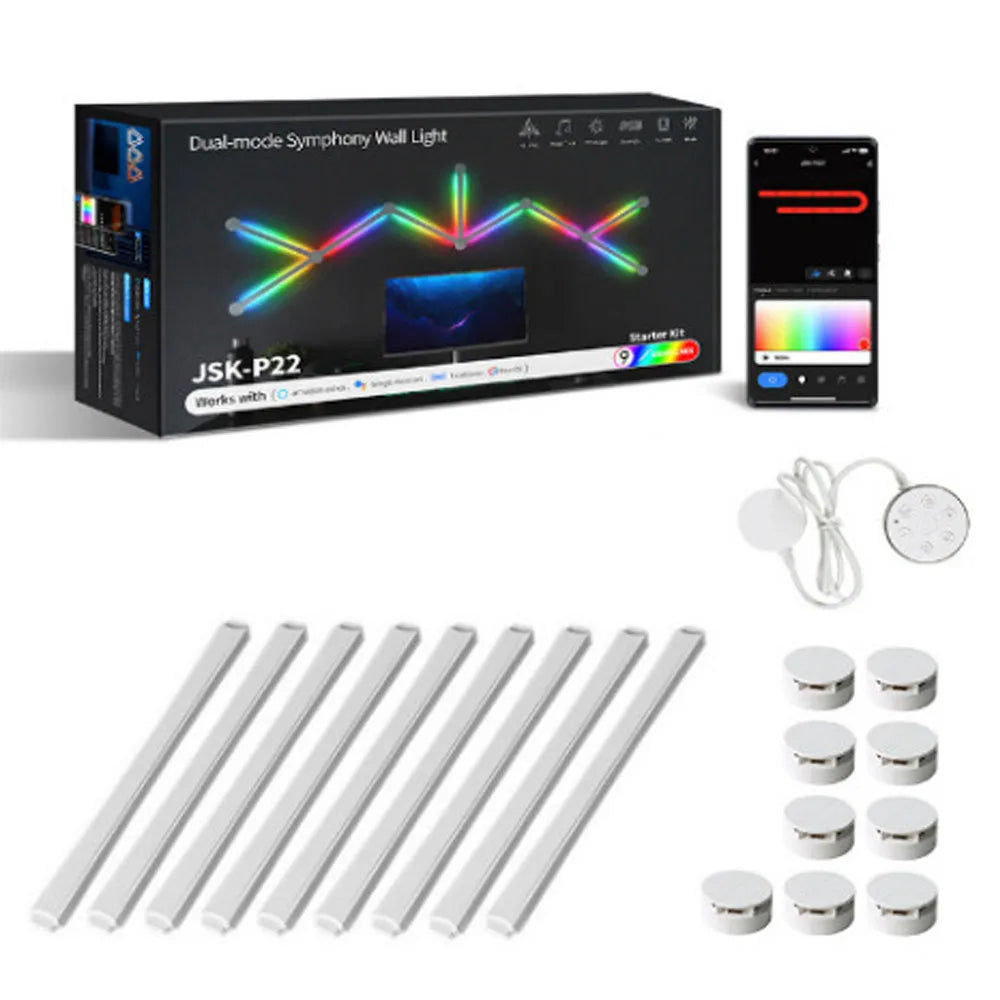 Lucano | LED Wandleuchte Innen – RGB-Farben mit Sprachsteuerung 6