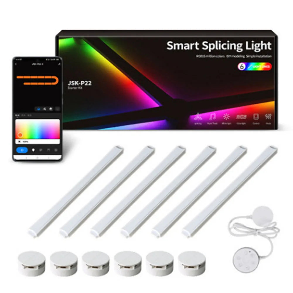 Lucano | LED Wandleuchte Innen – RGB-Farben mit Sprachsteuerung 7