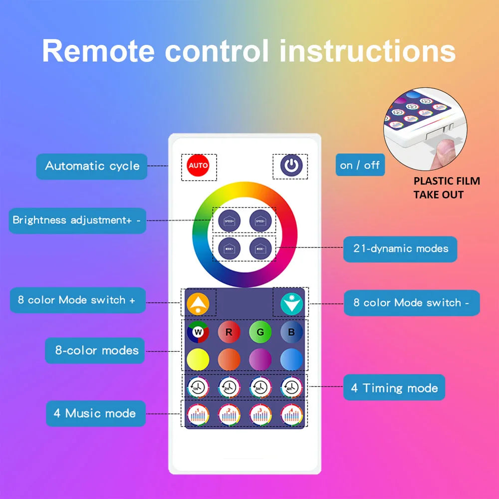 Lucano | RGB LED Wandlicht – App Steuerung mit 16 Millionen Farben 4