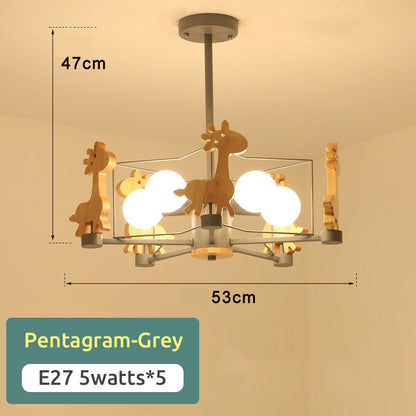 LumaKinder | Karikatur-Kronleuchter für fröhliche Kinderzimmerbeleuchtung Ceiling lights