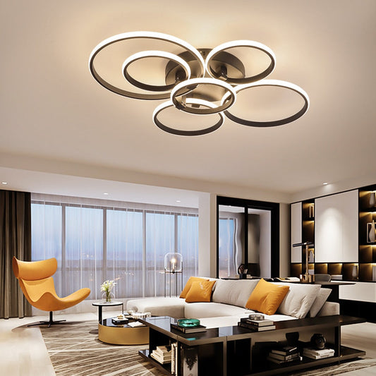 LumaPure | Design LED Deckenleuchte Weiß/Schwarz - Dimmbar Ceiling lights