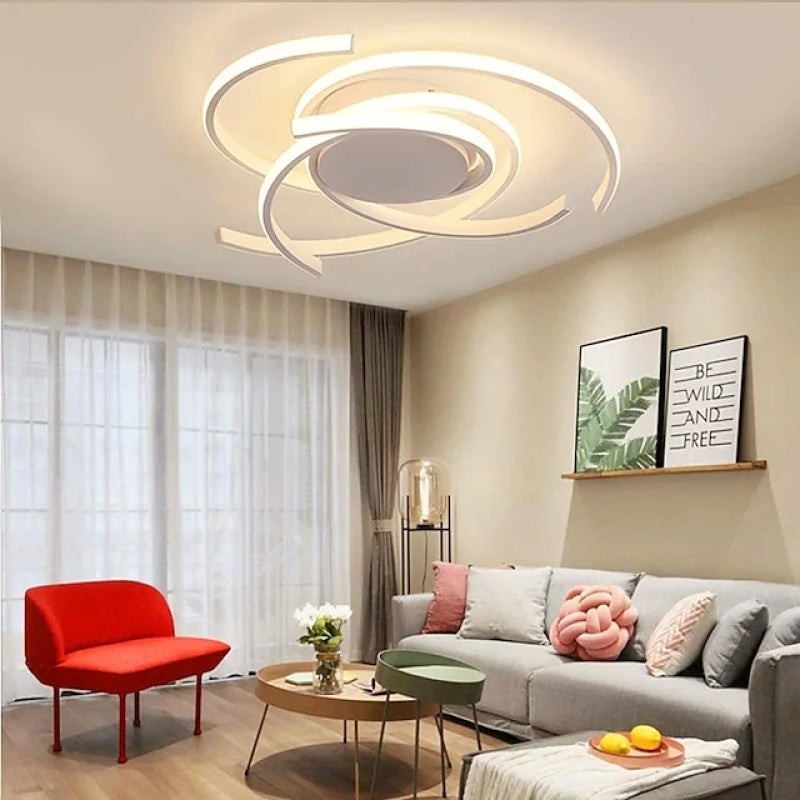 LumaPure Moderne LED Deckenleuchte Metall Silikon Wohnzimmer Schlafzimmer Ceiling lights