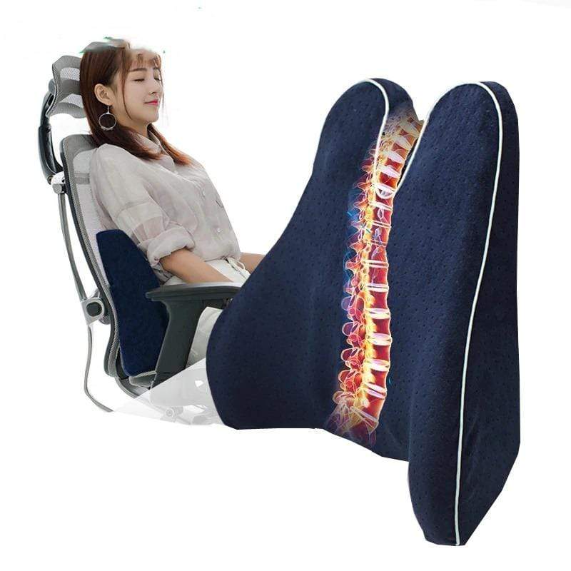 Lumbaris | Rückenlehnekissen – Ergonomisch mit Gedächtnisschaum für Büro und Auto 2