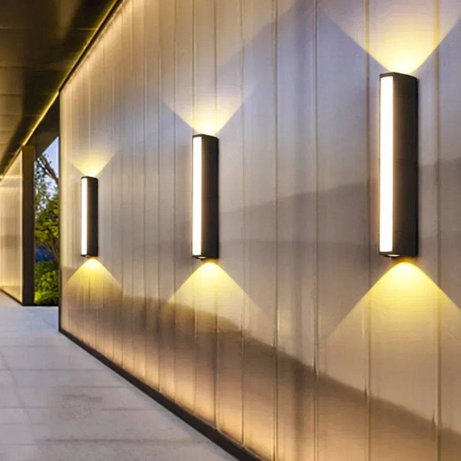 Lumina | Wandleuchte Außen – Elegantes Design und Wetterfest für Terrasse/Garten 0