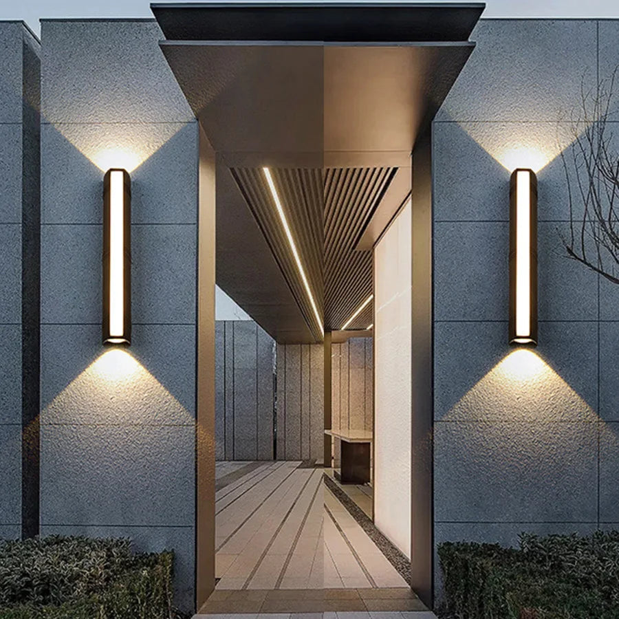 Lumina | Wandleuchte Außen – Elegantes Design und Wetterfest für Terrasse/Garten 2