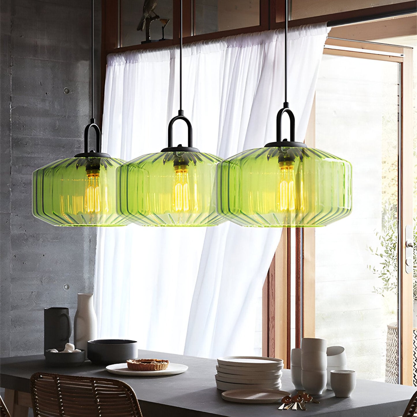 Luminara | Pendelleuchte – Retro-Farben für Esszimmer und Kücheninsel 2