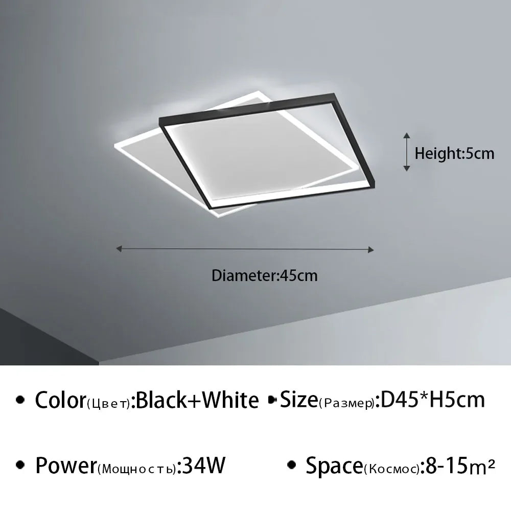 Luminis | LED-Deckenleuchte – Elegantes Design für Wohnzimmer und Schlafzimmer 12
