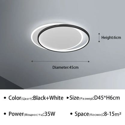 Luminis | LED-Deckenleuchte – Elegantes Design für Wohnzimmer und Schlafzimmer 8