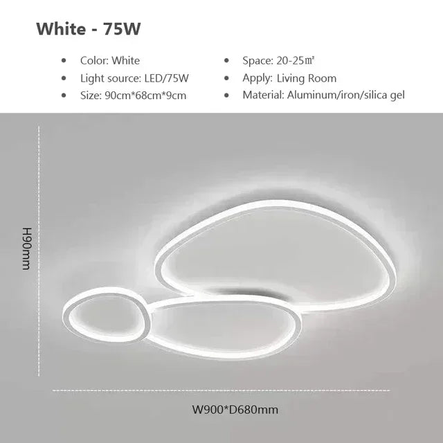Lumivara | LED-Deckenleuchte – Modernes Design für Wohnzimmer und Schlafzimmer 10