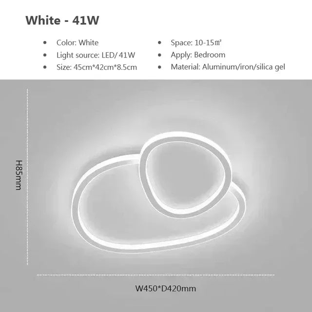 Lumivara | LED-Deckenleuchte – Modernes Design für Wohnzimmer und Schlafzimmer 11