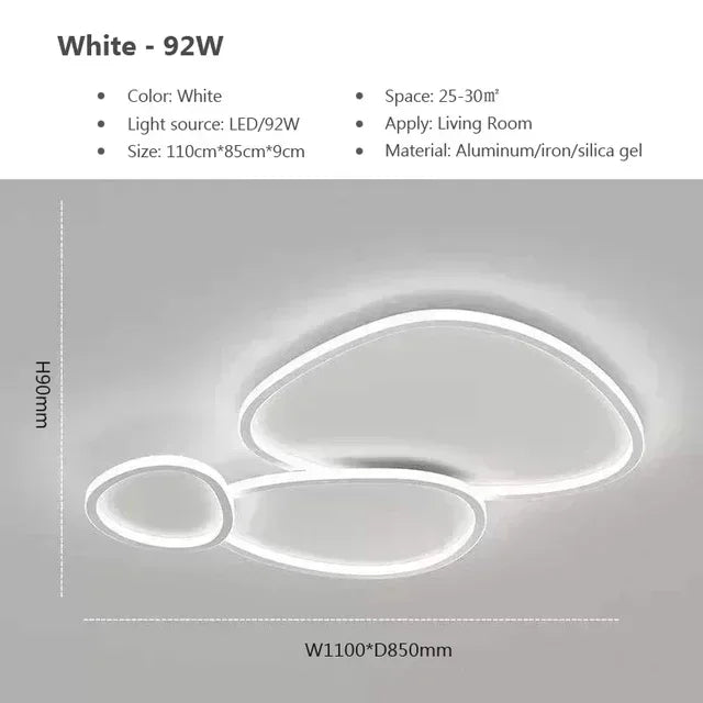 Lumivara | LED-Deckenleuchte – Modernes Design für Wohnzimmer und Schlafzimmer 15