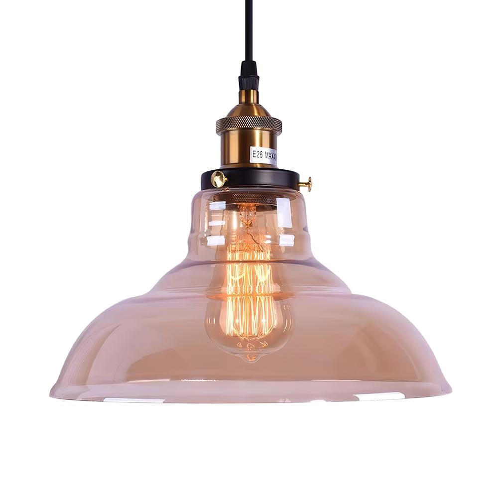 LumoAmber | Industrielle Antik Kuppel-Pendelleuchte Ceiling lights