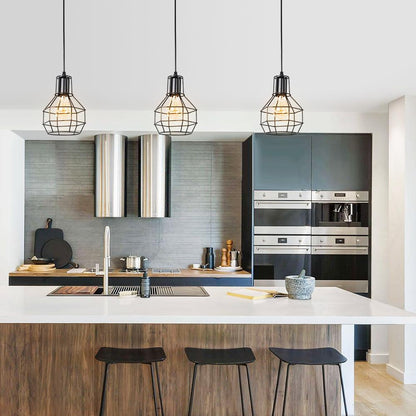 LumoCage | Geometrische Käfig-Pendelleuchte Ceiling lights