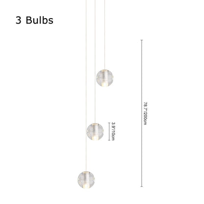 LumoGlobe | Kristallkugel Cluster Pendelleuchte Ceiling lights
