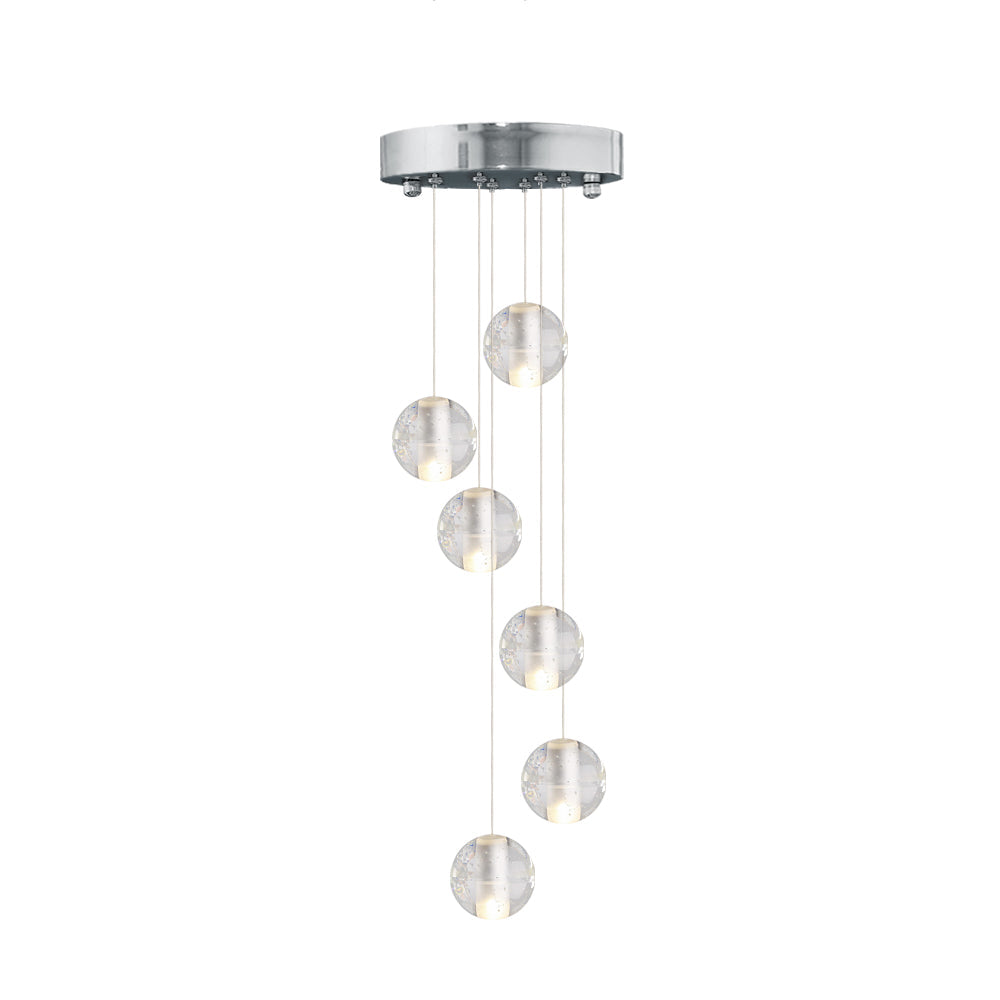 LumoGlobe | Kristallkugel Cluster Pendelleuchte Ceiling lights