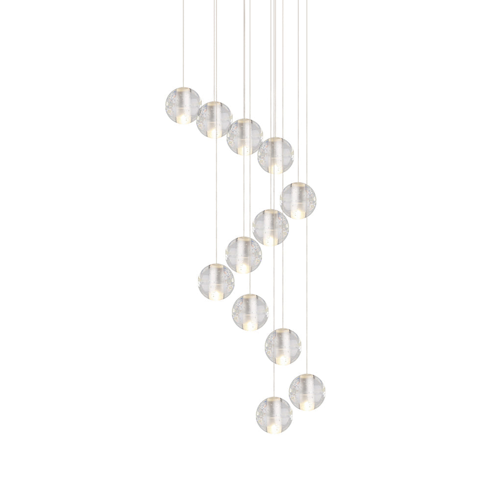 LumoGlobe | Kristallkugel Cluster Pendelleuchte Ceiling lights