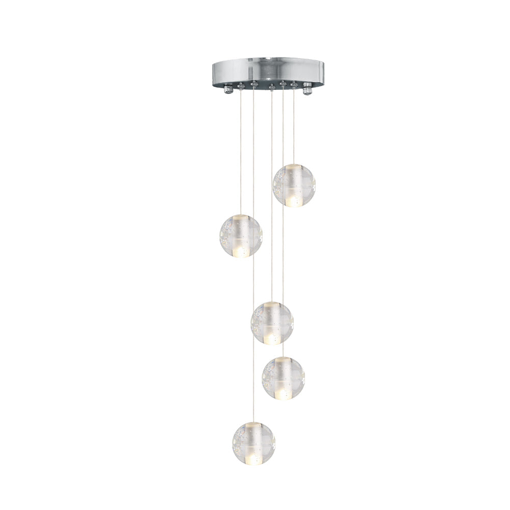 LumoGlobe | Kristallkugel Cluster Pendelleuchte Ceiling lights