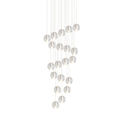 LumoGlobe | Kristallkugel Cluster Pendelleuchte Ceiling lights