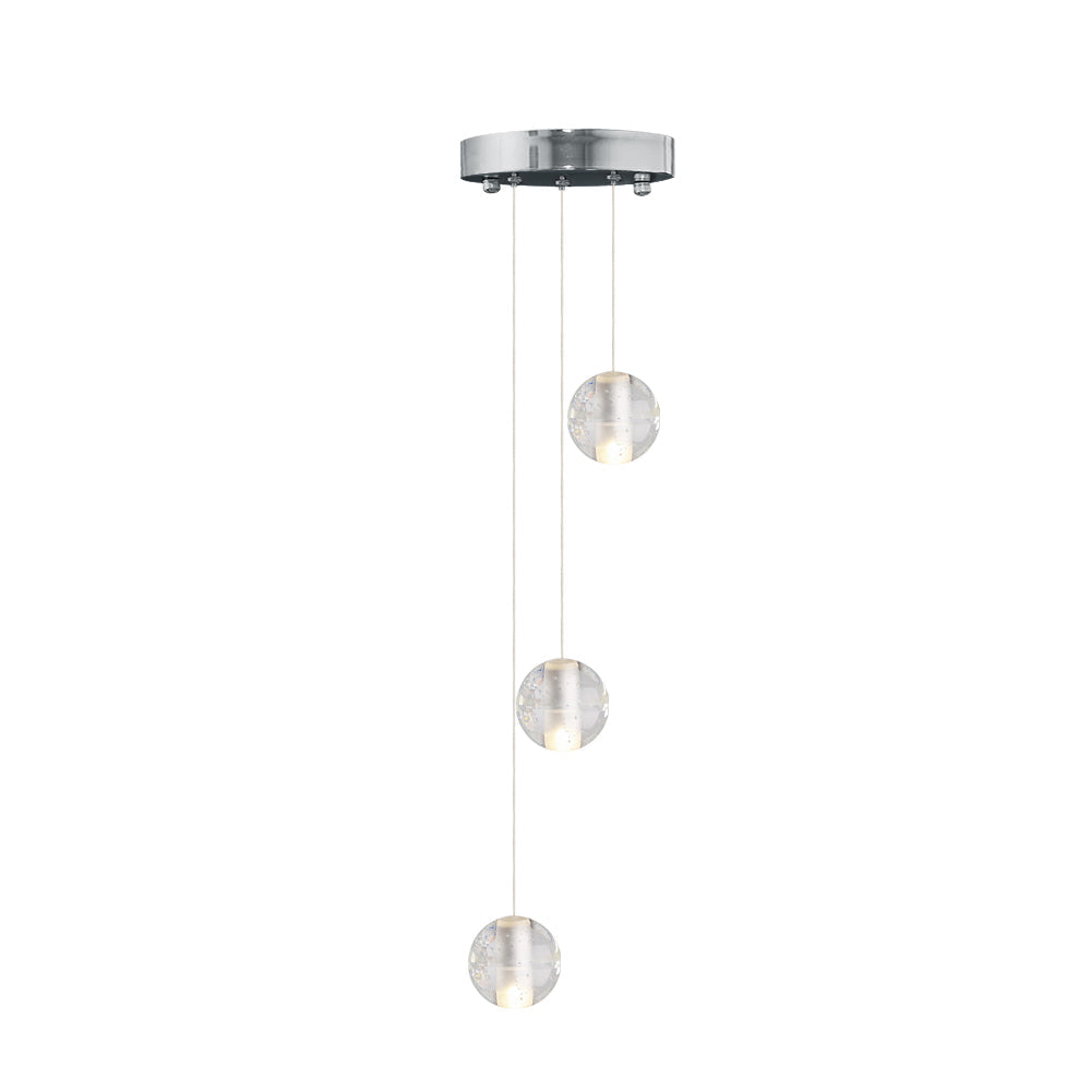 LumoGlobe | Kristallkugel Cluster Pendelleuchte Ceiling lights