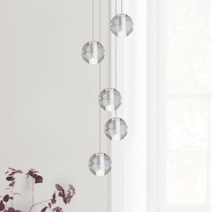 LumoGlobe | Kristallkugel Cluster Pendelleuchte Ceiling lights