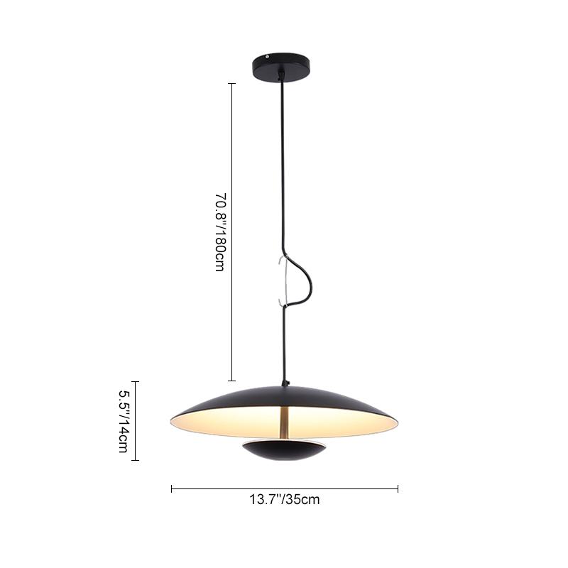 LumoLinea | HeadHat Platte Pendelleuchte Ceiling lights
