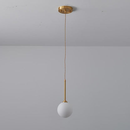LumoSphere | Opal-Globus-Pendelleuchte Ceiling lights